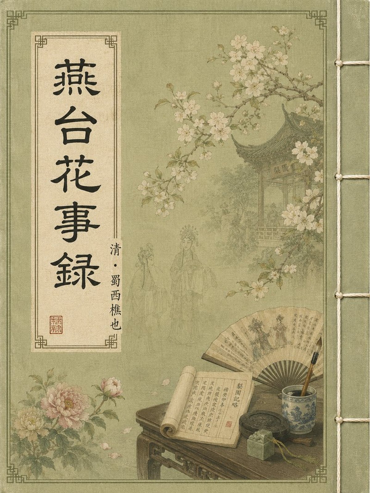 《燕台花事录》古籍封面