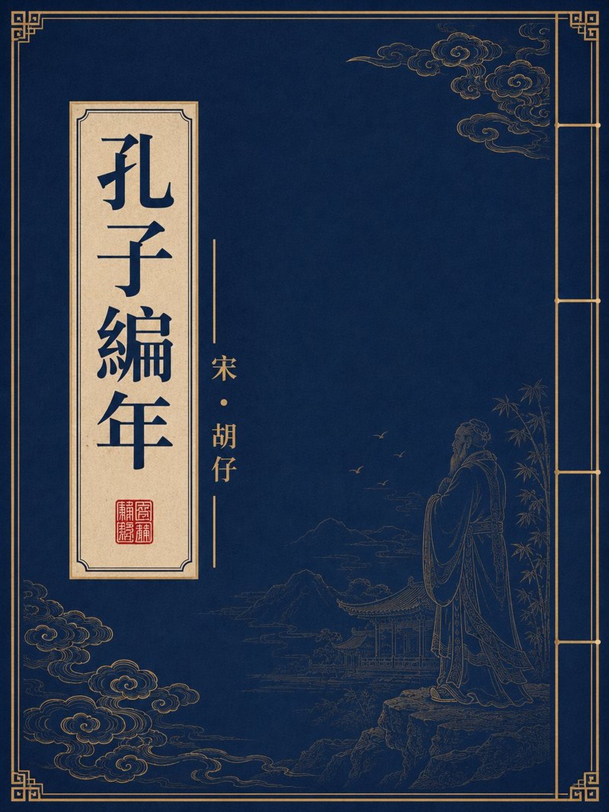 《孔子编年》古籍封面
