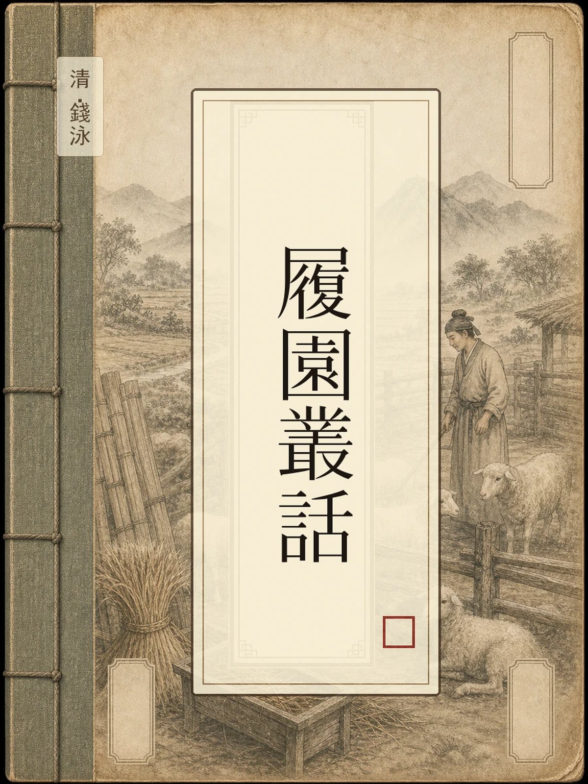 《履园丛话》古籍封面
