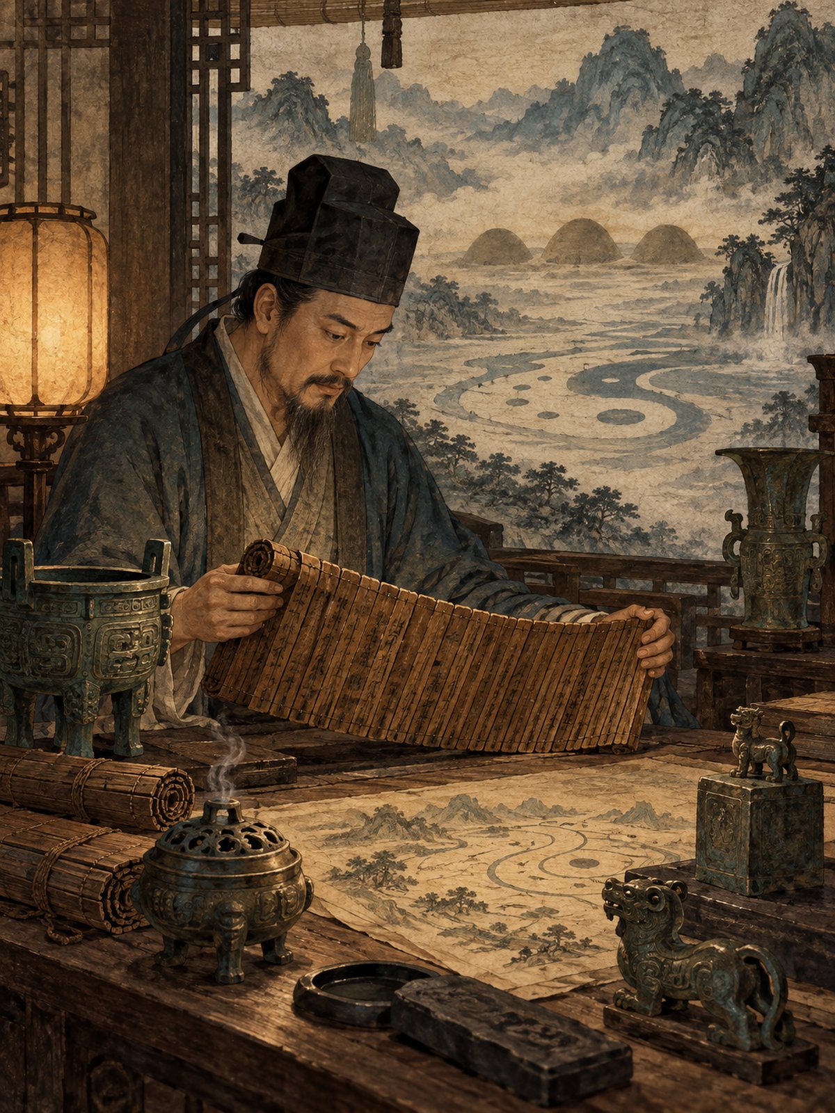 与《三坟》核心内容相呼应的主题插图