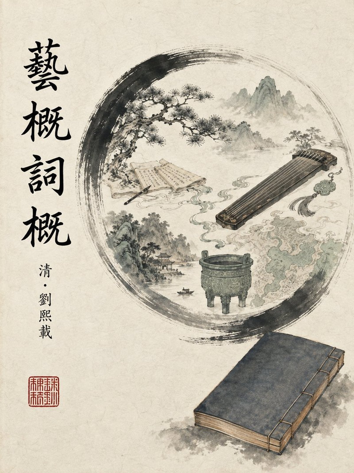《艺概词概》古籍封面