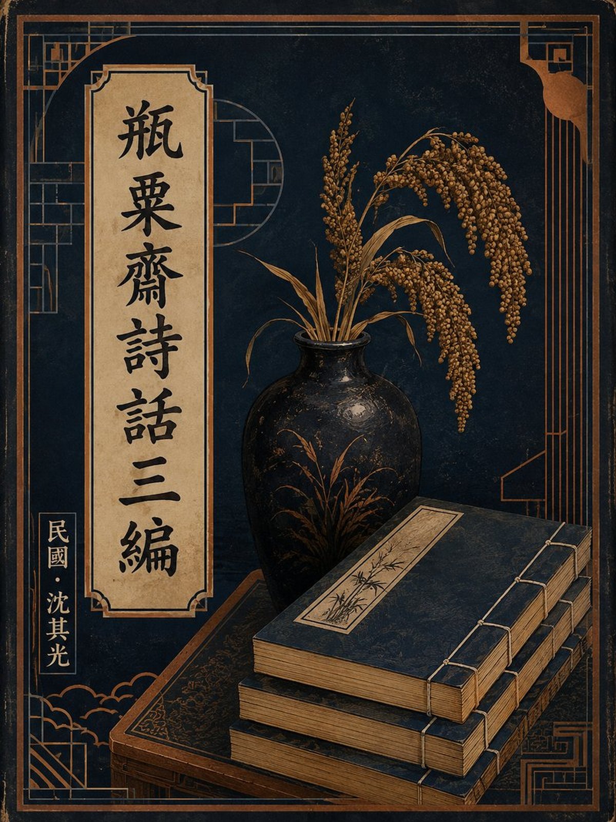 《瓶粟斋诗话三编》古籍封面