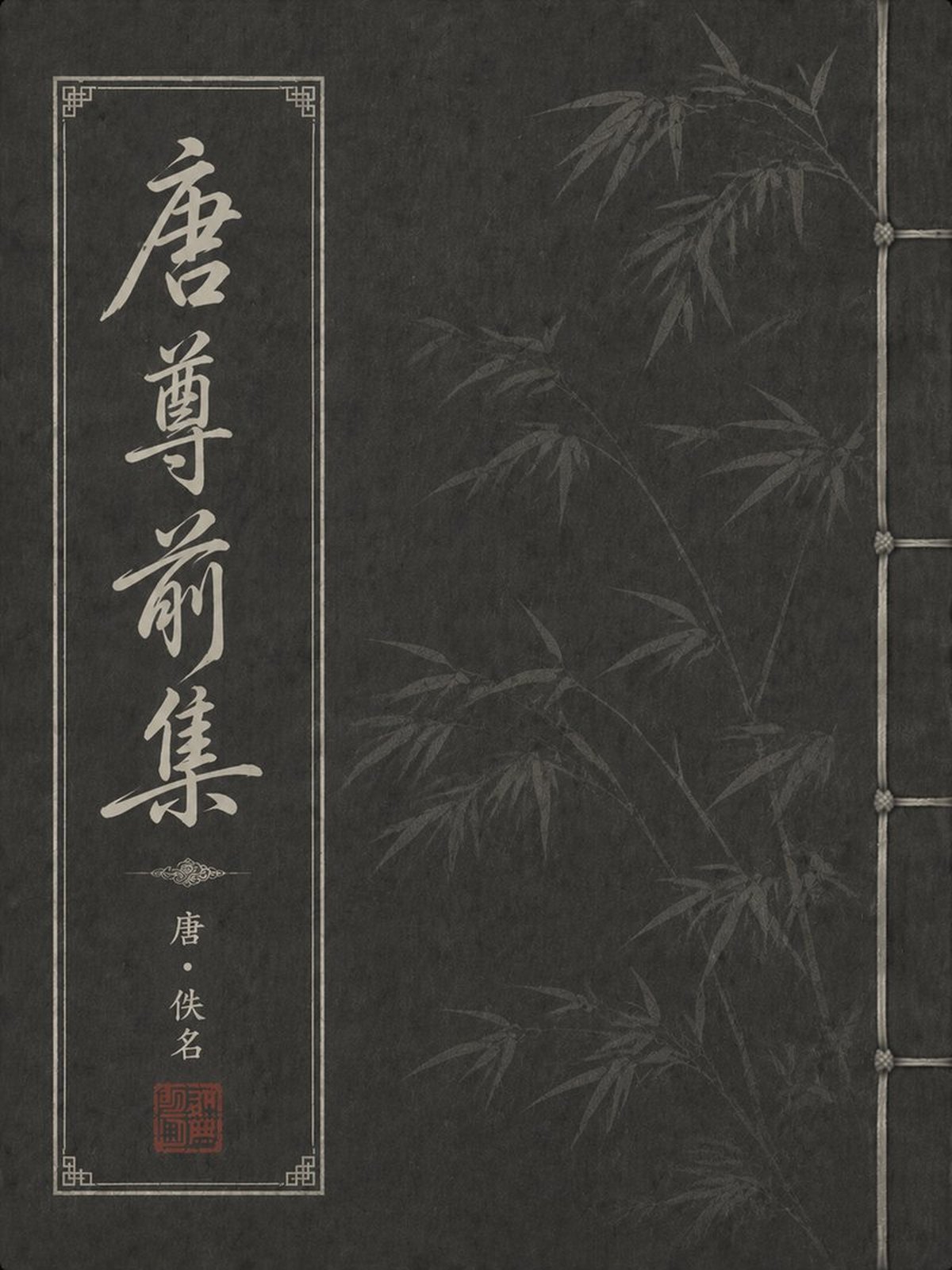 《唐尊前集》古籍封面