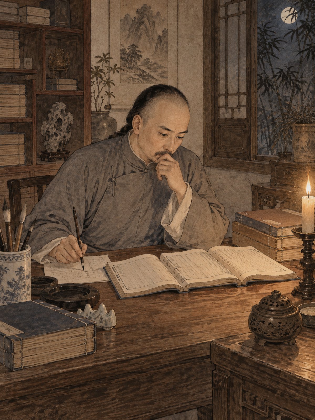 与《御纂周易折中》核心内容相呼应的主题插图