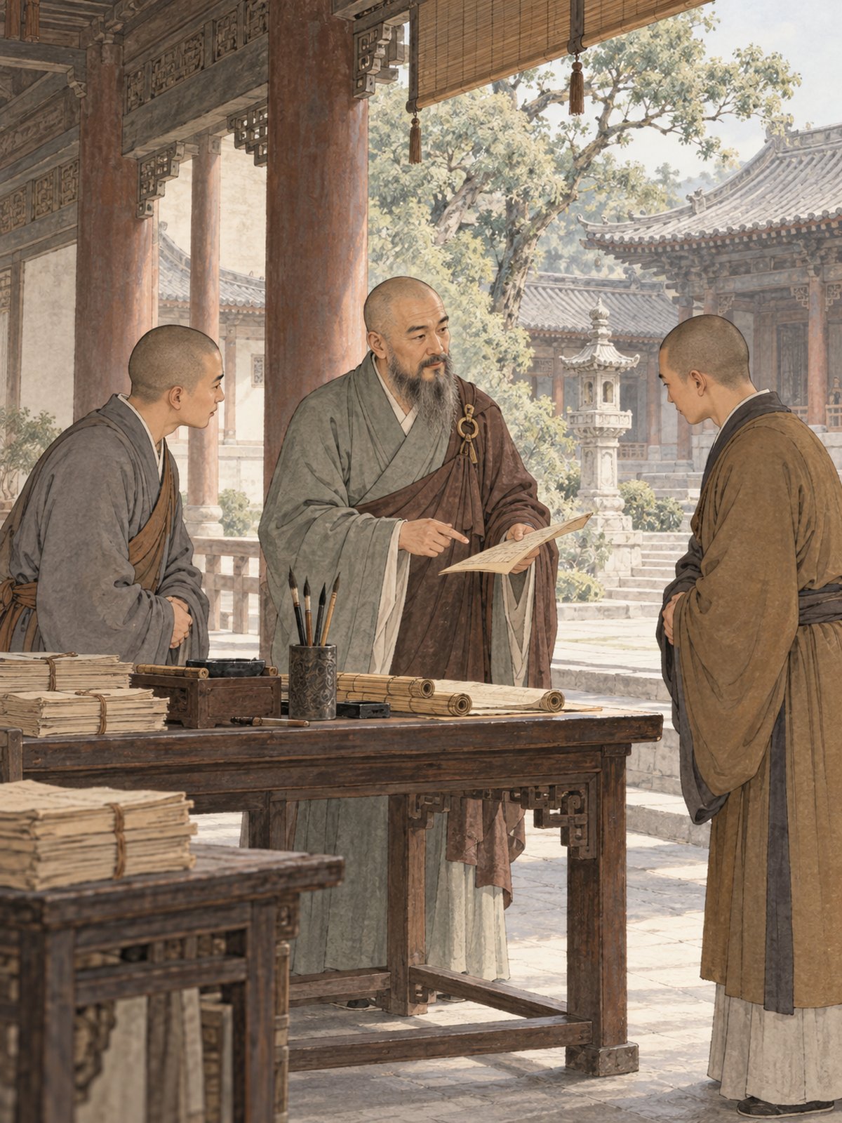 与《大明高僧传》核心内容相呼应的主题插图